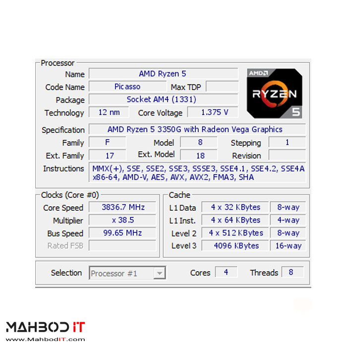 Ryzen 5 3350g совместимость с материнской платой